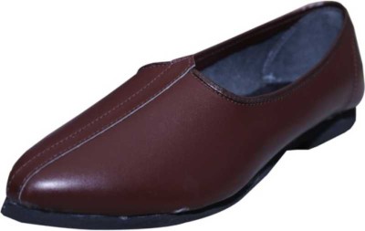 jayman punjabi jutti , nagra , nagra shoes , jutti , jalsa , mojari , rajasthani jutti Jutis For Men(Brown , 11)