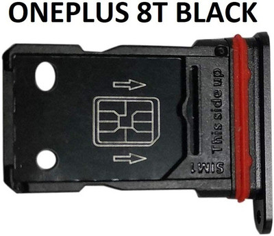 Furious3D Sim Card Tray(Compatible With OnePlus 8T (Black)