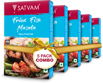 Satvam Fried Fish Masala (Pack of 5)|(5*50g)(5 x 50 g)