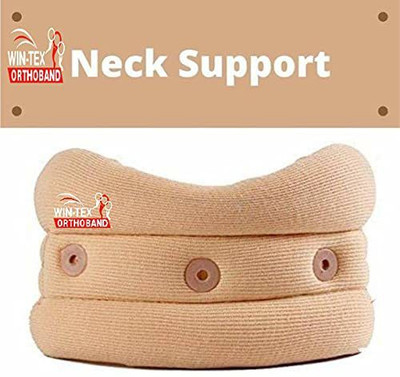 Win-tex Orthoband Premium Cervical Collar For Neck And Chin Support Or Soft & Comfortable For Unisex Neck Support(Beige)