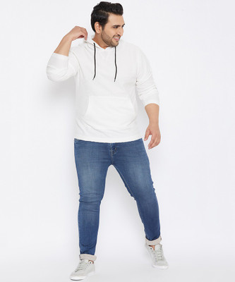 Instafab Plus Full Sleeve Solid Men Sweatshirt