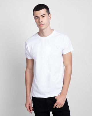 ROYAL FASHION CLUB Printed Men Round Neck White T-Shirt