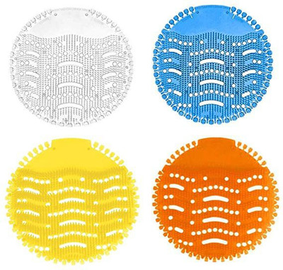 Ykl Fragrance Urinal Screen Mats for Bathroom and Toilet Use - Pack of 20 Pcs Multi Color Lemon Mat Toilet Cleaner(20 x 1 Wipes)
