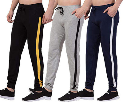 Bluecon Solid Men Multicolor Track Pants
