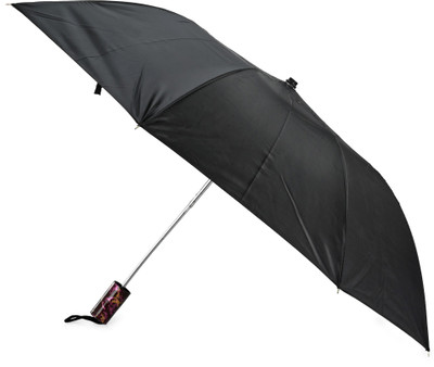 buckster Smart Buy 2 fold Auto Open Polyester Umbrella(Black)