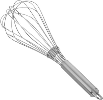 PRABHA by Prabha Stainless Steel Hand Blender Mixer Froth Whisker Latte Maker for Milk Coffee Egg Beater Juice Whisk Stainless Steel Balloon Whisk