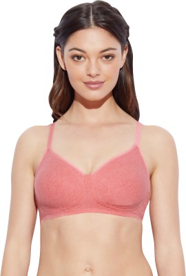 Enamor by Enamor High Coverage, Wirefree A042 Side Support Shaper Fab-Cool Everyday Women T-Shirt Non Padded Bra(Pink)