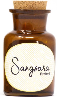 Sangsara Brahmi Ayurvedic Capsules Helps in Boosing Brain Function, Lower Blood Pressure, Support Memory, Stress & Brain Tonic, 500 mg