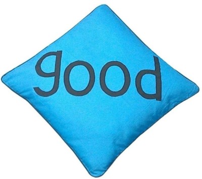 Hugs N Rugs Embroidered Cushions Cover(40 cm*40 cm, Blue)