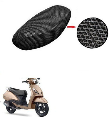 Zirxa BLSM-MESH-CVR-A31 Single Bike Seat Cover For TVS Jupiter
