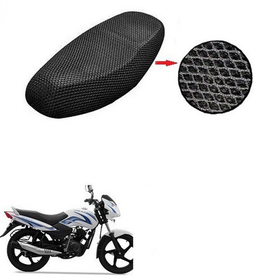 Zirxa BLSM-MESH-CVR-A39 Single Bike Seat Cover For TVS Sport