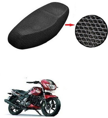 Zirxa BLSM-MESH-CVR-A27 Single Bike Seat Cover For TVS Flame