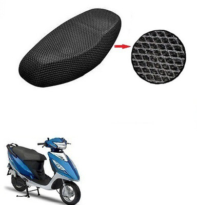 Zirxa BLSM-MESH-CVR-A37 Single Bike Seat Cover For TVS Streak