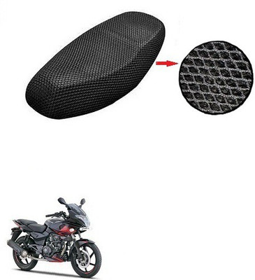 Zirxa BLSM-MESH-CVR-A134 Single Bike Seat Cover For Bajaj Pulsar 220 DTS-i