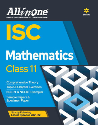 All in One Mathematics Isc Class 11 2021-22(English, Paperback, unknown)