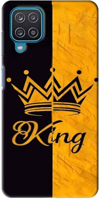 NDCOM Back Cover for Samsung Galaxy F12 King Crown Printed(Multicolor, Hard Case, Pack of: 1)