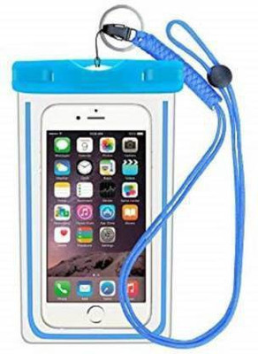 Hepteris Pouch for waterproof cover bag, Cell Phone case All Mobile Phones,Swimming Underwater rain(Multicolor, Silicon, Pack of: 1)