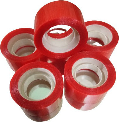 WigzoTapes Double Side Handheld handheld Dispenser (Manual)(Set of 6, Red)