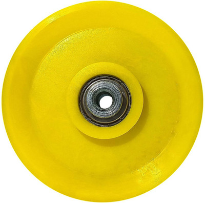 MTU ONLINE STORE Gym Machine Pulley with Inbuilt Bush and Bearing (PACK OF 4) Climbing Pulley(Yellow)