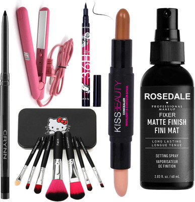 Crynn Smudge Proof Kajal & Pro Ultra Saloon Professional(12 Items in the set)