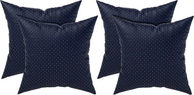 KUBER INDUSTRIES Velvet Cushions Cover(Pack of 4, 40 cm*40 cm, Blue)