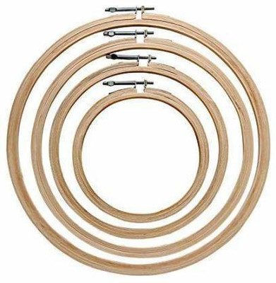Sharum Crafts Wooden Embroidery Hoop/Frame for Crafts Work -Set of 4 of Different Sizes 4, 6, 8, 10, Inches Embroidery Hoops. Embroidery Hoop (Pack of 4 Embroidery Frame(Pack of 4) Sharum Crafts Wooden Embroidery Hoop/Frame for Crafts Work -Set of 4 of Different Sizes 4, 6, 8, 10, Inches Embroidery Hoops. Embroidery Hoop (Pack of 4 Embroidery Frame(Pack of 4)