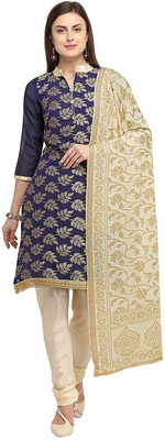 Kimisha Chanderi Floral Print Salwar Suit Material
