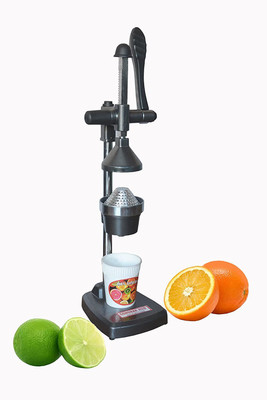 GONCHAK HUB Aluminium Manual Fruit Juicer Hand Press Citrus Cold Press Juice Machine for Home Made Instant Guest Serving Drink. Hand Juicer(Grey)