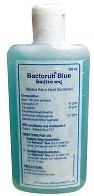 BACTORUB BACTORUBLUE 100MLX3 Hand Rub Bottle(3 x 100 ml)