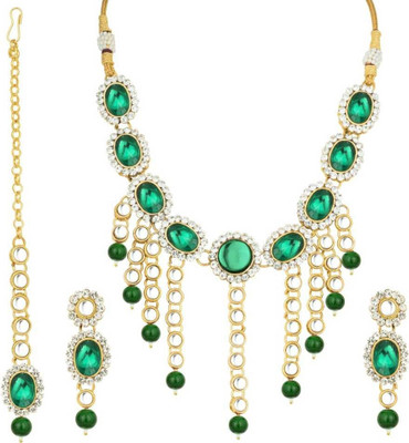 CATALYST Alloy Copper Green, Gold Jewellery Set(Pack of 1)