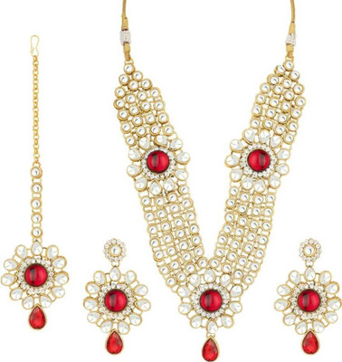 CATALYST Alloy Copper Red, White Jewellery Set(Pack of 1)