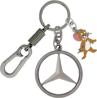 SHOKY LOOKS High Class Benz_design with high quality lock with Beautiful Jerry Theme Style Design Key Chain