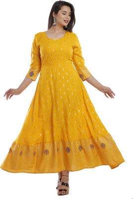 yellow colour kurti flipkart