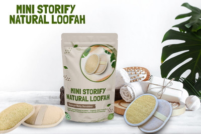 Mini Storify Loofah(Pack of 12, Brown)