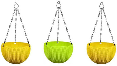 DECORKITE Plant Container Set(Pack of 3, Plastic)