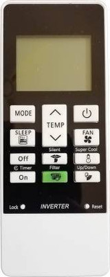 Akshita Ac Remote Compatible for HITACHI No.168D Ac Remote Control ( Check Image with Old Remote ) Hitachi Remote Controller(White)