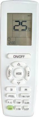Akshita Ac Remote Compatible for BLUESTAR/ONIDA No.206 WiFi Ac Remote Control ( Check Image with Old Remote ) Bluestar/Onida Remote Controller(White)