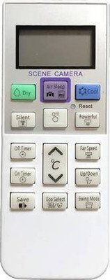 Akshita Ac Remote Compatible for HITACHI Dry No. 168C Ac Remote Control ( Check Image with Old Remote ) Hitachi Remote Controller(White)