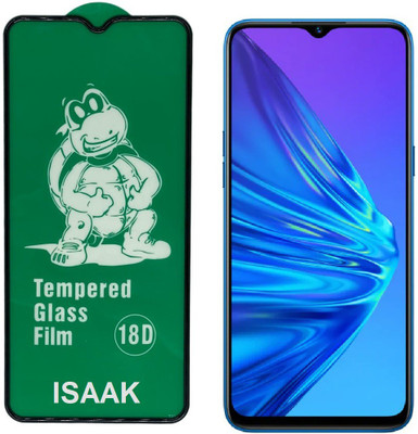 ISAAK Edge To Edge Tempered Glass for Realme 5 18D Tempered Glass(Pack of 1)