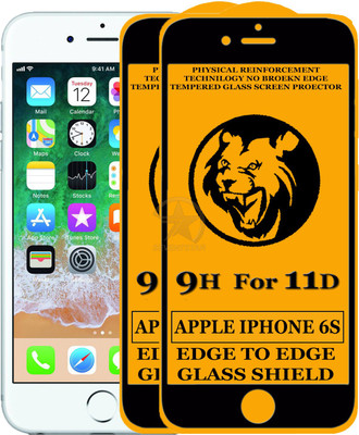 SEVEN7STAR Edge To Edge Tempered Glass for Apple iPhone 6s(Pack of 2)