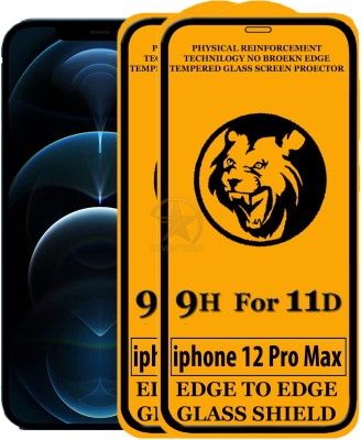 HQ Protection Edge To Edge Tempered Glass for Apple iPhone 12 Pro Max(Pack of 2)