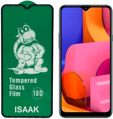 ISAAK Edge To Edge Tempered Glass for Samsung Galaxy A20s 18D Tempered Glass(Pack of 1)