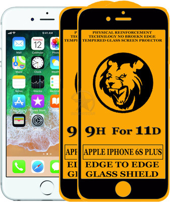 HQ Protection Edge To Edge Tempered Glass for Apple iPhone 6s Plus(Pack of 2)