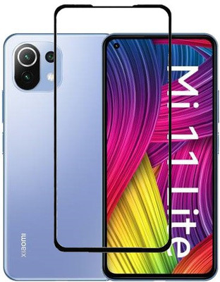 XRENGTH Edge To Edge Tempered Glass for Mi 11 Lite(Pack of 1)