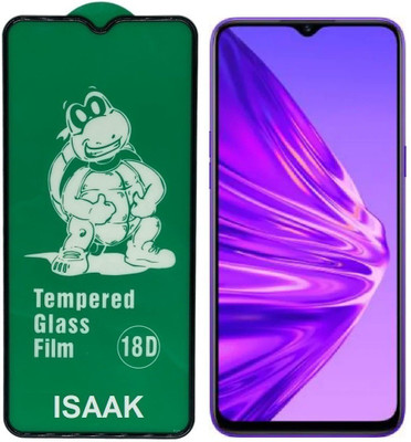 ISAAK Edge To Edge Tempered Glass for Realme 5s 18D Tempered Glass(Pack of 1)