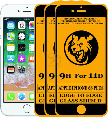 SEVEN7STAR Edge To Edge Tempered Glass for Apple iPhone 6s Plus(Pack of 3)