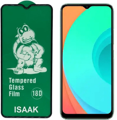 ISAAK Edge To Edge Tempered Glass for Realme C11 18D Tempered Glass(Pack of 1)