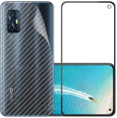 HOBBYTRONICS Front and Back Screen Guard for Vivo V17(Pack of 1)