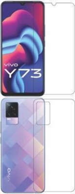 PR SMART Front and Back Tempered Glass for Vivo Y73(Pack of 2)