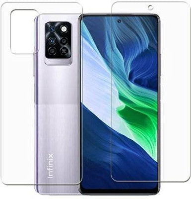 FIRST IMPRESSION Front and Back Tempered Glass for Infinix Note 10 Pro(Pack of 2)